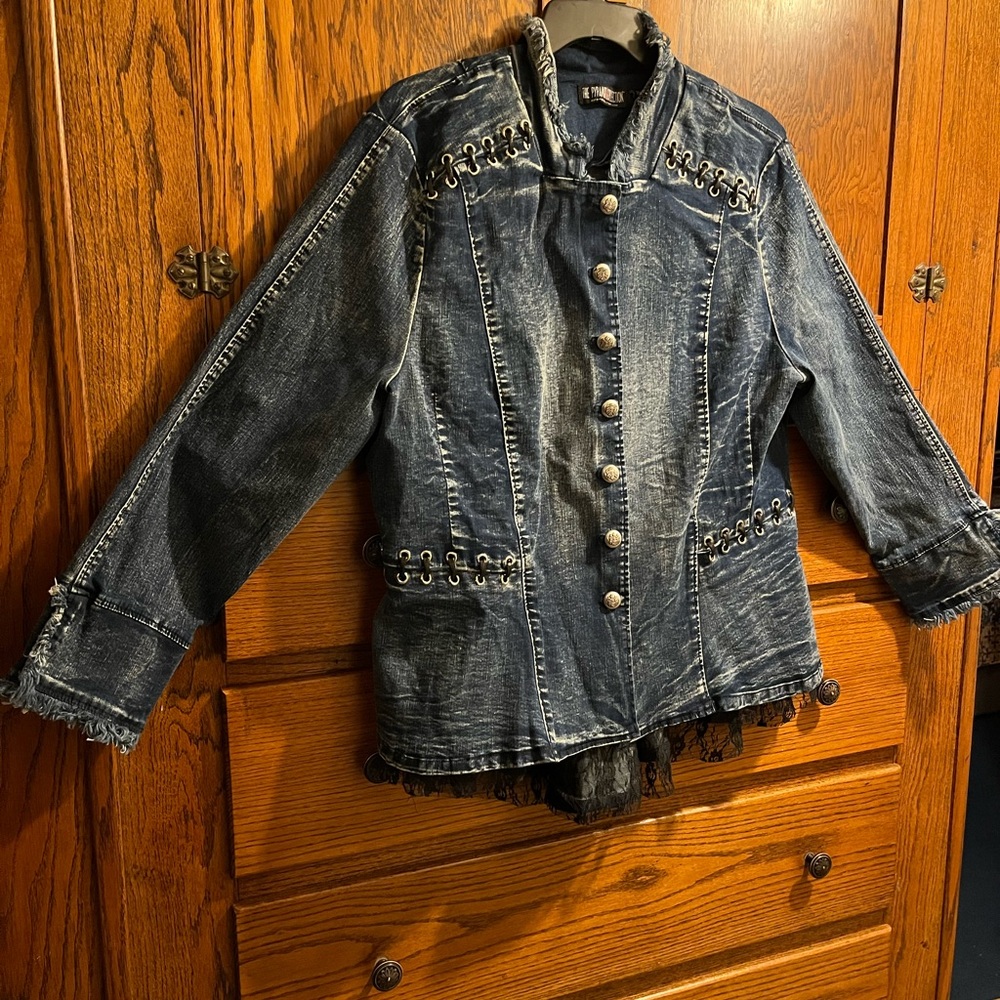 Pyramid Collection Denim Jacket